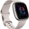 Fitbit Sense 2 Smartwatch lunar white/platinum
