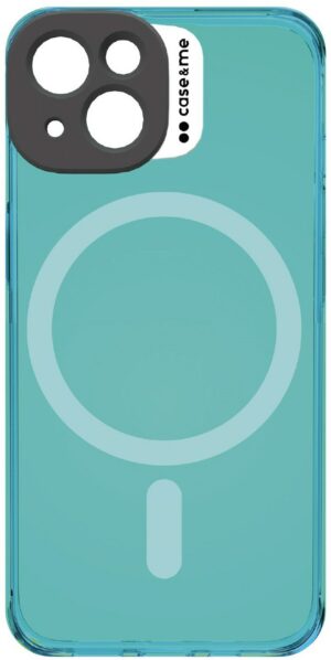 case&me Fluo Case MagSafe für iPhone 14 Plus blau