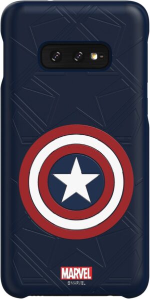 Samsung Galaxy Friends Cover Marvel's Captain America für Galaxy S10e blau