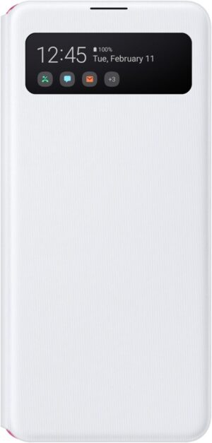 Samsung S View Wallet Cover für Galaxy A41 weiß