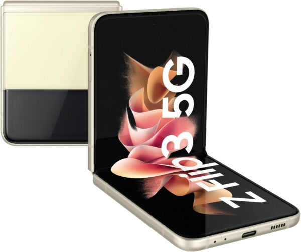 Samsung Galaxy Z Flip3 5G (256GB) Smartphone phantom cream