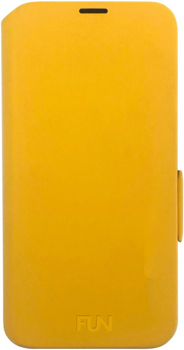 Commander FUN Book Case CURVE DELUXE für iPhone 13 bright yellow