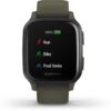 Garmin Venu Sq Music Smartwatch moosgrün/schiefergrau