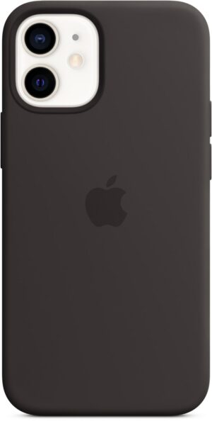 Apple Silikon Case mit MagSafe für iPhone 12 mini schwarz
