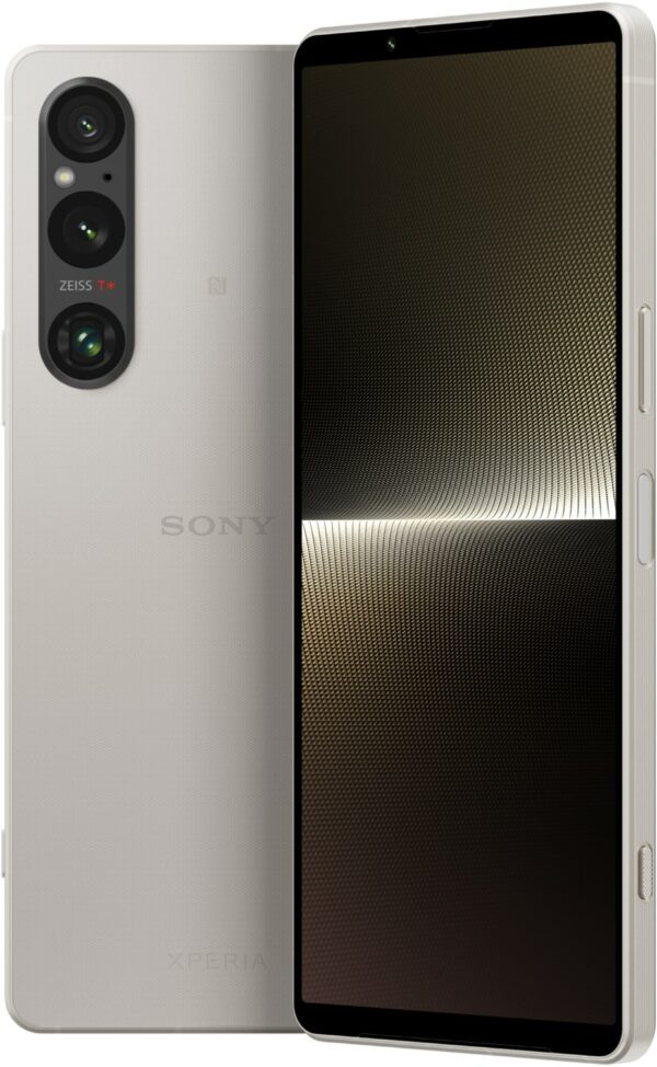 Sony Xperia 1 V Smartphone platinsilber