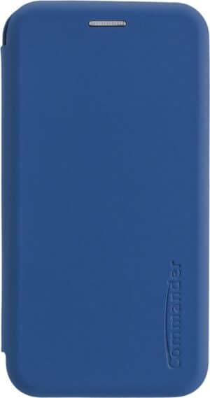 Commander CURVE Book Case DELUXE für Motorola Moto G22 soft touch maritim blue