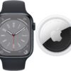 Apple Watch Series 8 (45mm)+AirTag Smartwatch mitternacht