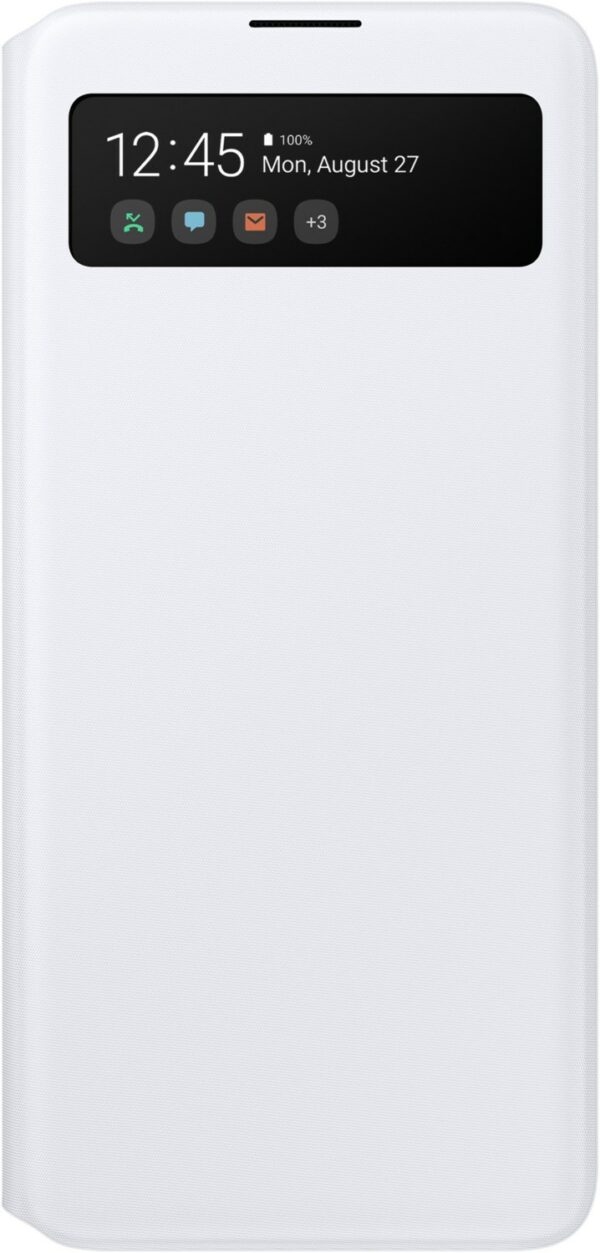 Samsung S View Wallet Cover für Galaxy A51 weiß
