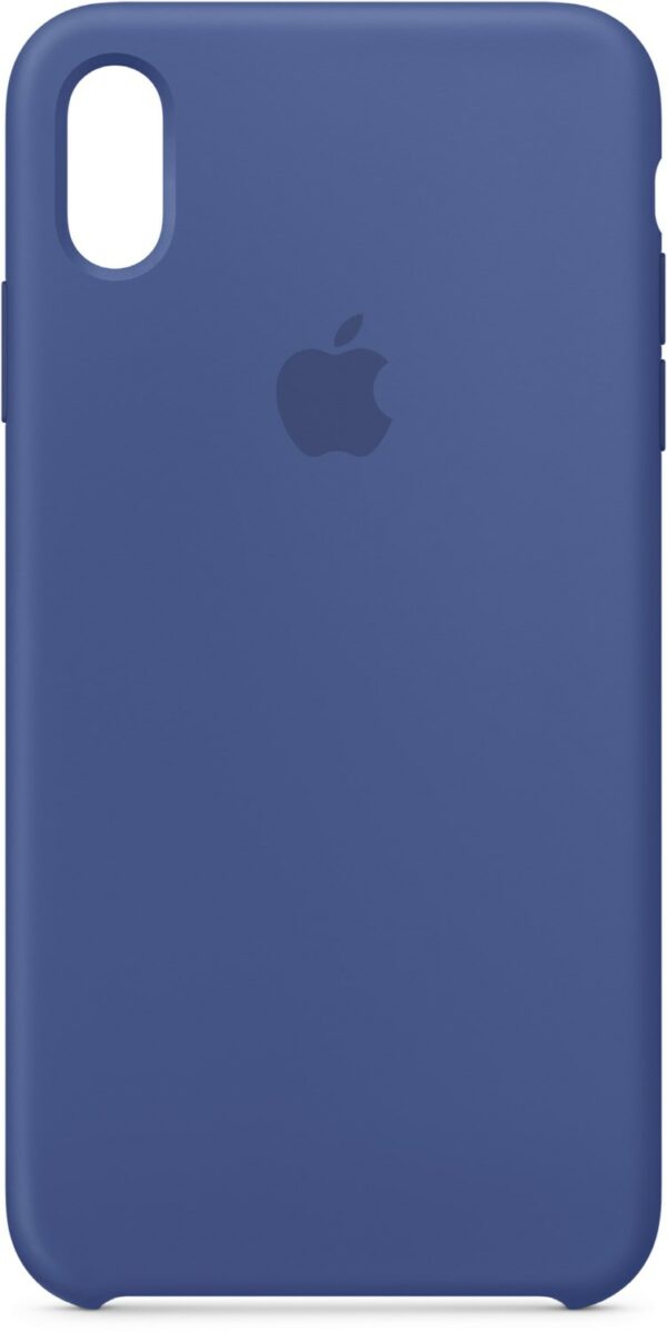Apple Silikon Case für iPhone XS Max delftblau