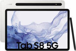 Samsung Galaxy Tab S8 (128GB) 5G silber