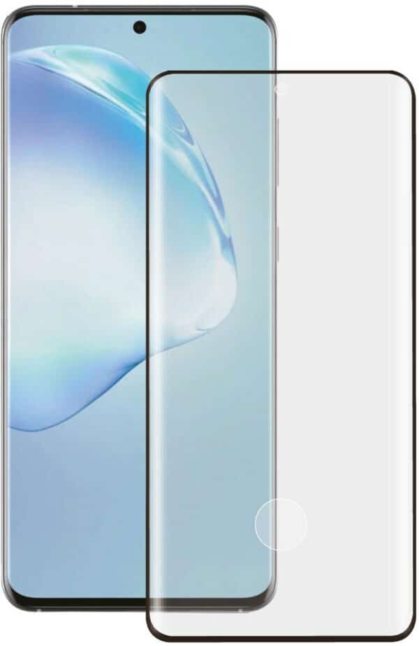 Vivanco SPGLASVVGS20PBK_FS Schutzglas für Galaxy S20+ transparent
