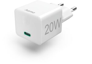 Hama Mini-Schnellladegerät USB-C (20W) weiß
