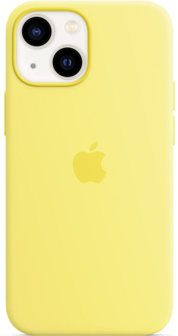 Apple Silikon Case mit MagSafe für iPhone 13 mini zitronenschale