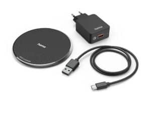 Hama Wireless Charger-Set QI-FC10 schwarz