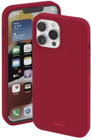 Hama MagCase Finest Feel Pro für iPhone 14 Pro rot