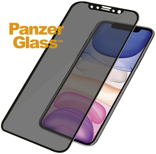 PanzerGlass Displayschutz Privacy Casefriendly für iPhone Xr / 11 schwarz