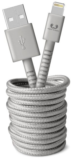 Fresh ´n Rebel Fabriq USB > Lightning Kabel (3m) ice grey