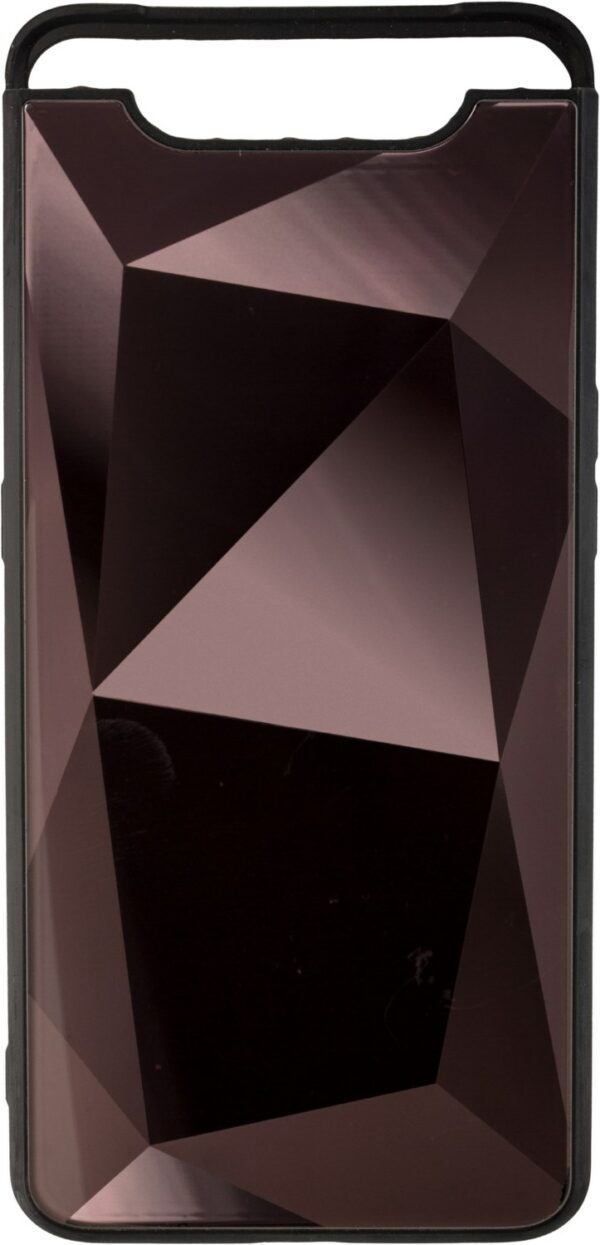 Commander Glas Back Cover DIAMOND für A805 Galaxy A80 rosegold