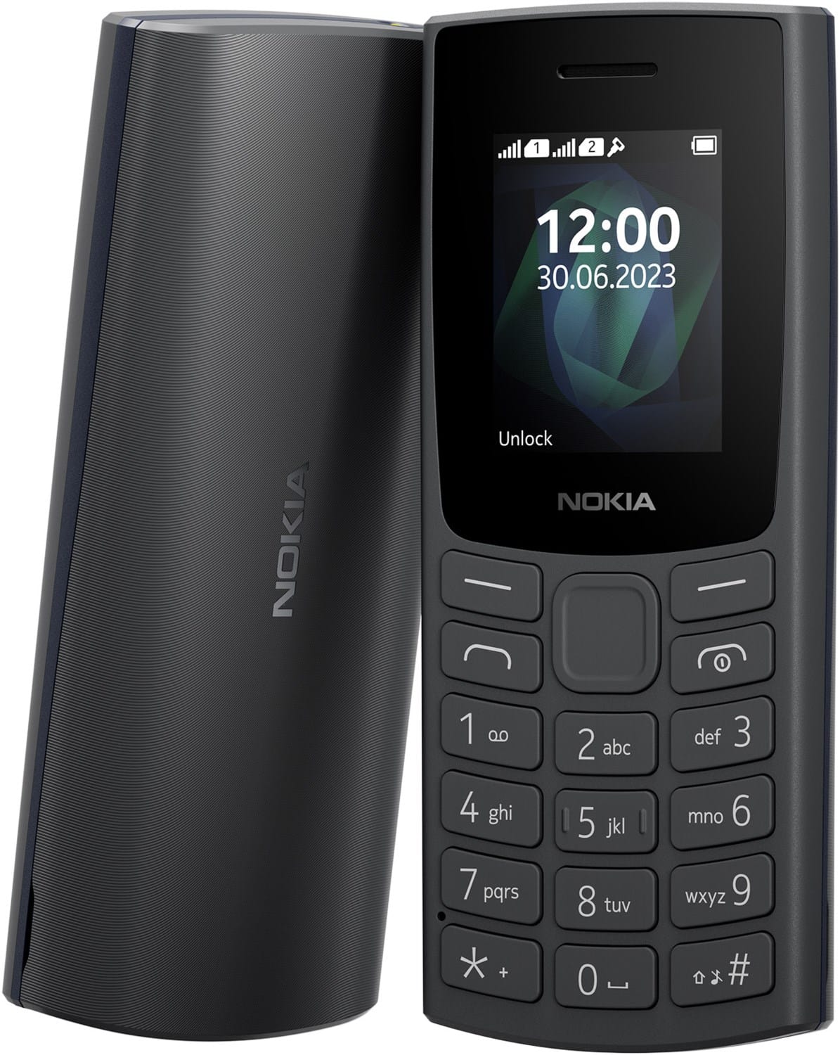 Nokia 105 (2023) Tasten Handy charcoal