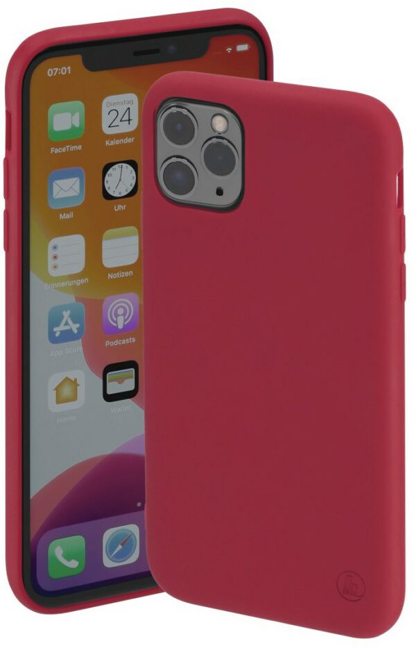 Hama Cover Finest Feel rot für iPhone 11 Pro Max