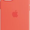 Apple Silikon Case mit MagSafe für iPhone 12 mini zitruspink