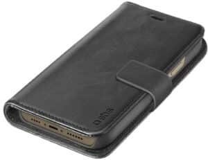 sbs Leder Wallet für iPhone 14 Pro Max schwarz