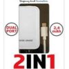 Peter Jäckel USB Travel Charger 2in1 Dual Port Typ-C weiss