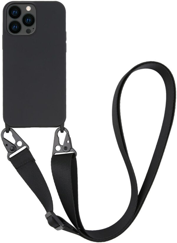 Vivanco Necklace Cover für iPhone 13 Pro Max schwarz