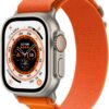 Apple Watch Ultra (49mm) GPS+4G Titan mit Alpine Loop Armband (S) titan/orange