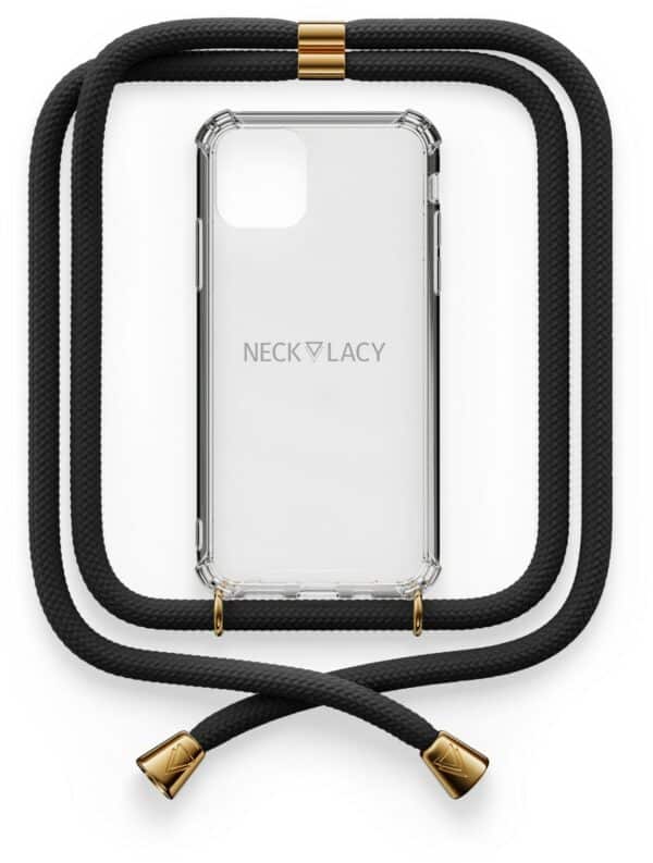 Necklacy Necklace Case für iPhone 12/12 Pro elegant black