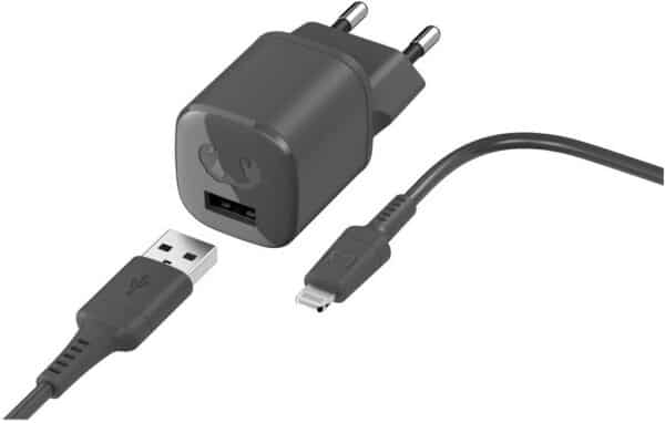 Fresh ´n Rebel USB-A Mini Charger (12W) Ladegerät inkl. Lightning Kabel (1