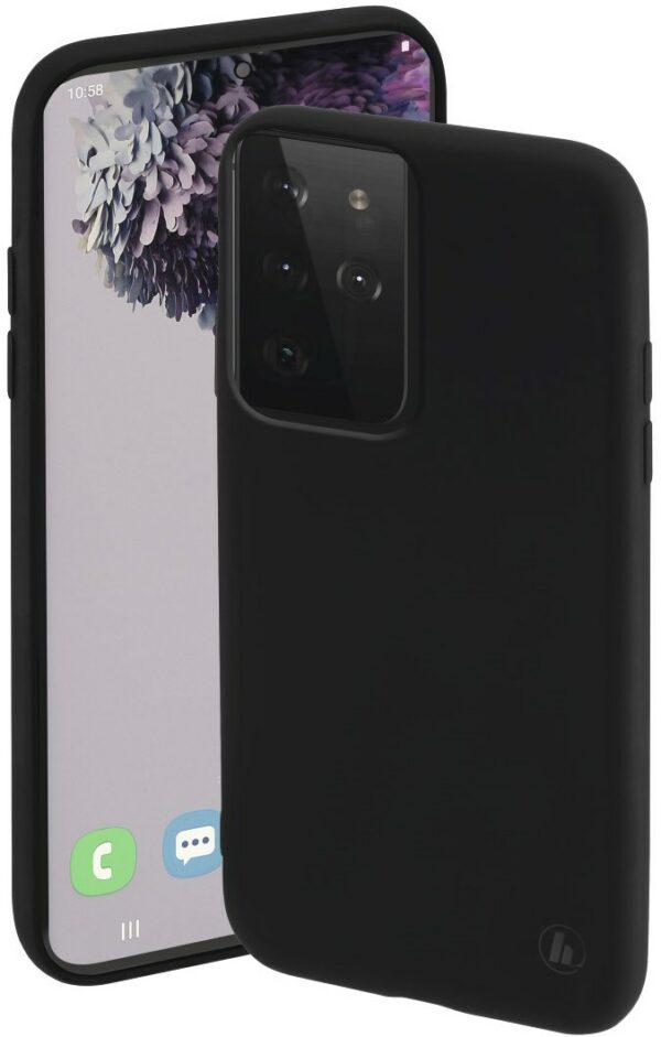 Hama Cover Finest Feel Schutzhülle für Galaxy S21 Ultra 5G schwarz