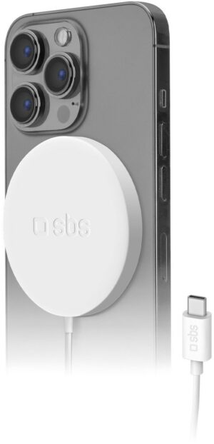 sbs Mag Wireless Charger (15W) weiß