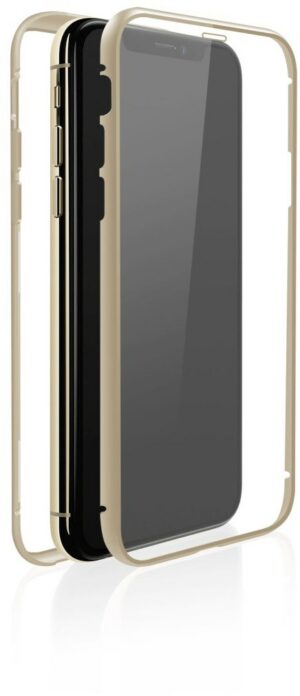 White Diamonds Cover 360° Glass für iPhone 11 Pro Max gold