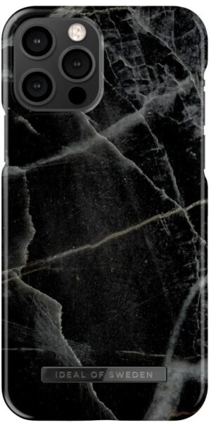 iDeal of Sweden Cover Fashion Case für iPhone 12/12 Pro Black Thunder Marble