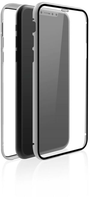 Black Rock Cover 360° Glass für iPhone 11 silber