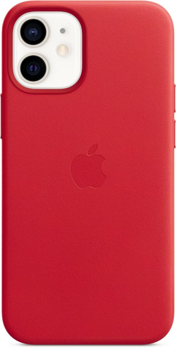 Apple Leder Case mit MagSafe (PRODUCT)RED für iPhone 12 mini rot
