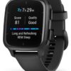 Garmin Venu Sq 2 Music Smartwatch schwarz/schiefergrau