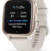 Garmin Venu Sq 2 Music Smartwatch elfenbein/perlgold