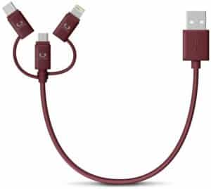 Fresh ´n Rebel Fabriq USB > USB-C/Micro/Lightning Kabel (0