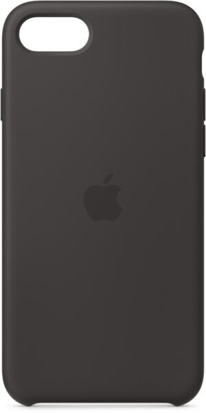 Apple Silikon Case für iPhone SE schwarz