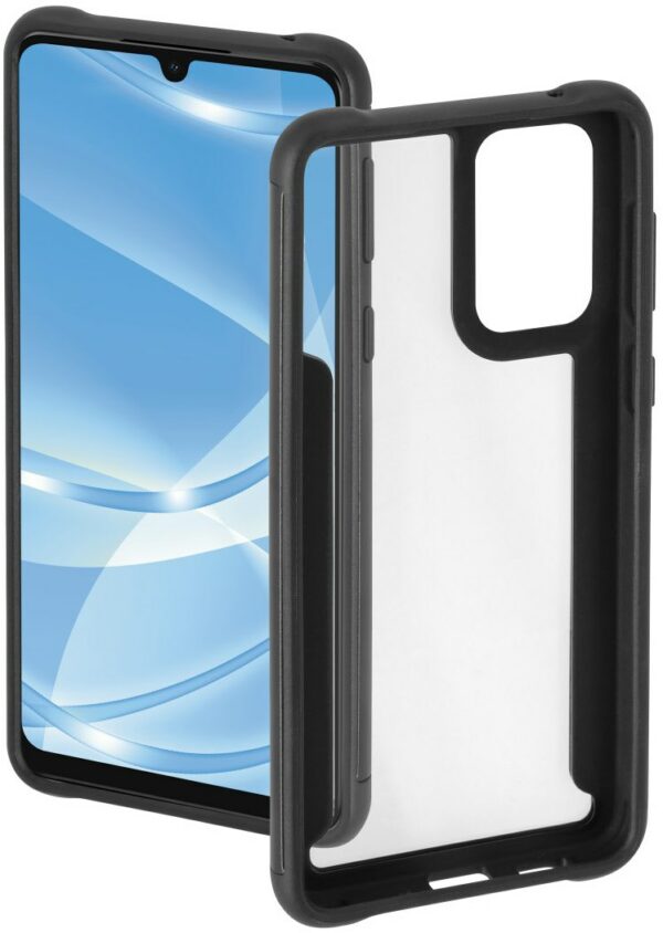 Hama Metallic Frame Cover für Galaxy A33 5G transparent/schwarz