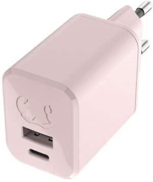 Fresh ´n Rebel USB-A+C Mini Charger (45W) smokey pink