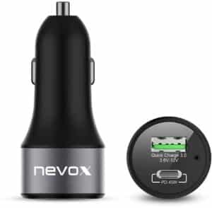 nevox USB/USB-C Ladegerät (63W) schwarz