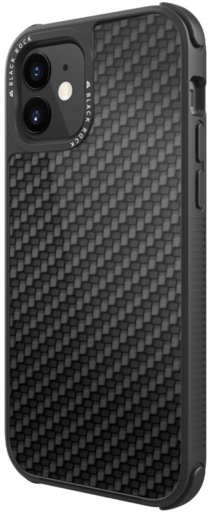Black Rock Cover Robust Real Carbon für iPhone 12 mini schwarz