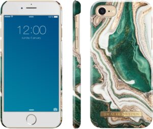 iDeal of Sweden Fashion Case für iPhone 6/6s/7/8 golden jade marble