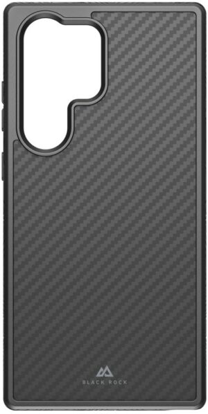 Black Rock Cover Robust Carbon für Galaxy S23 Ultra schwarz