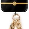 OHLALA! Design Back Cover Noir mit Kette für iPhone 13 schwarz/gold