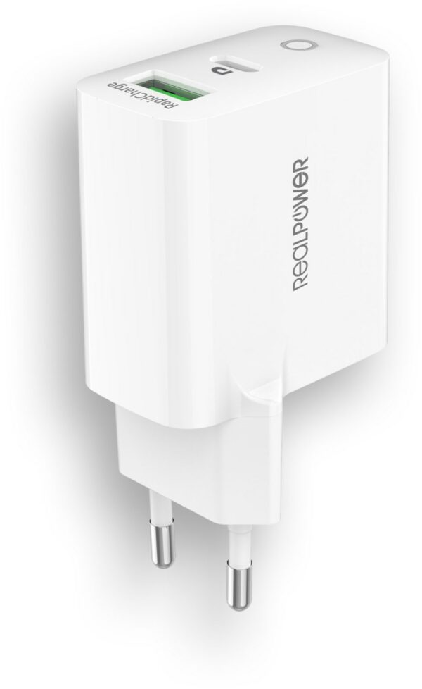 RealPower PC-38 USB/-C Wandladegerät (38W)