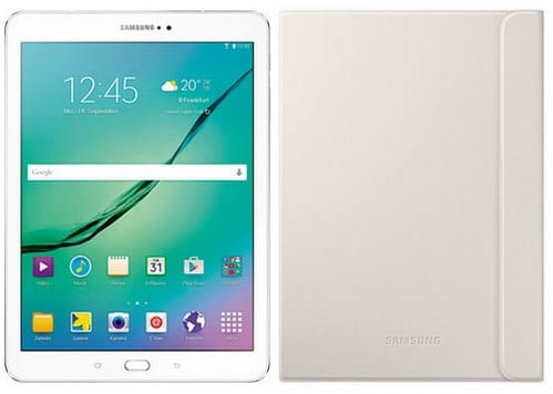 Samsung Galaxy Tab S2 9.7 (32GB) WiFi Tablet inkl. Book Cover weiß